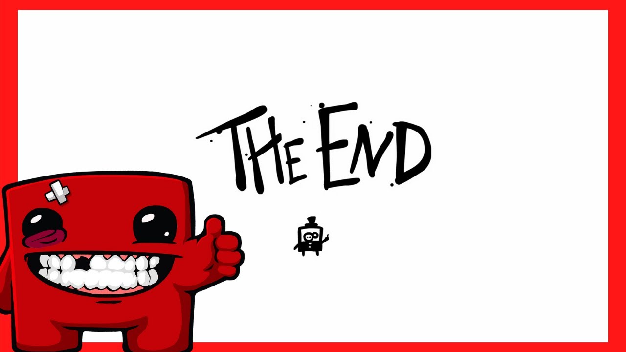 How to beat The End - Super Meat Boy - No Commentary