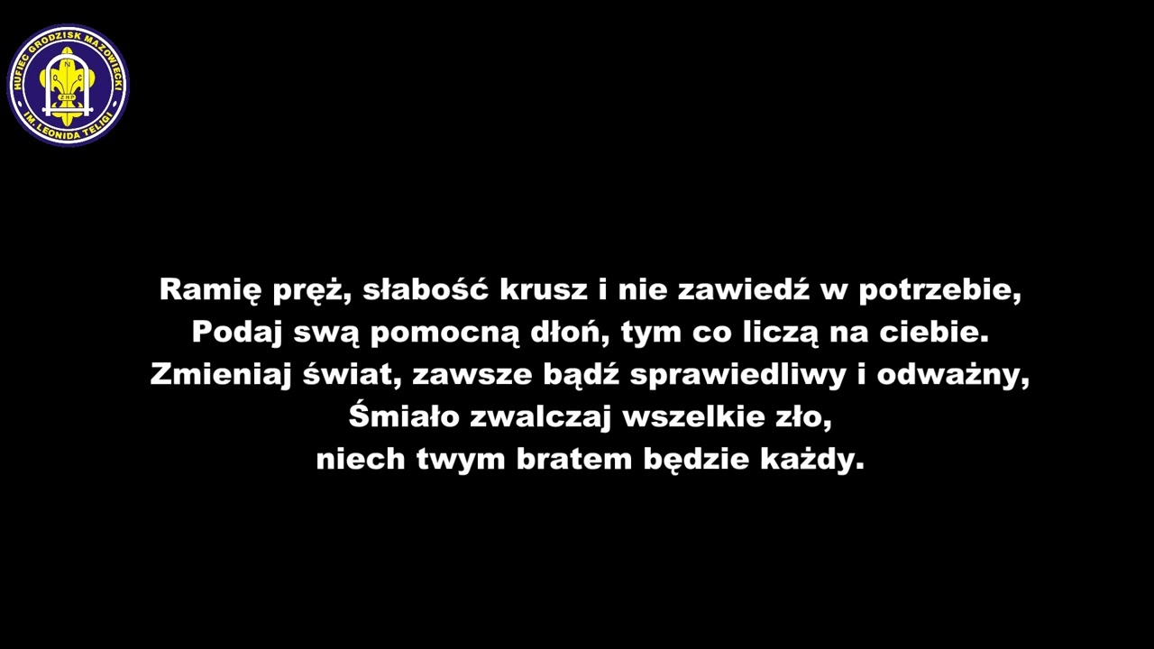 Harcerskie ideały z linią melodyczną