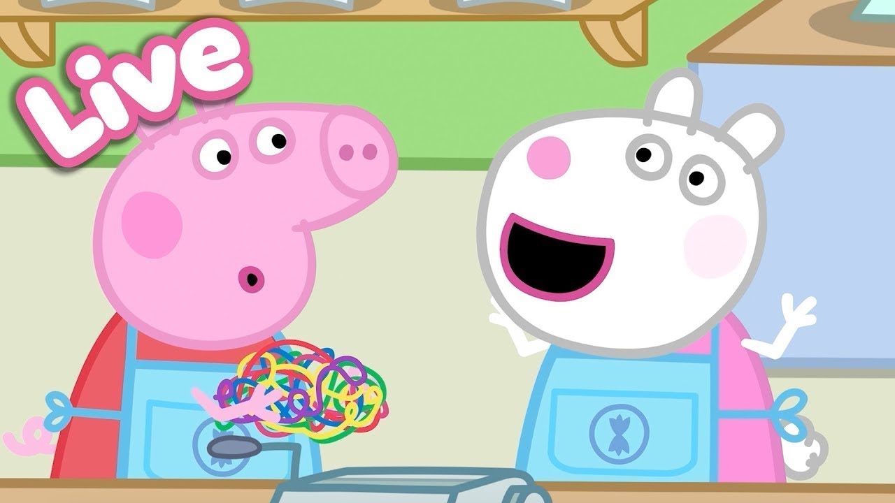 🍎 Peppa Pig Best Bites LIVE! 🐷 Peppa’s Food & Cooking Moments |  Tales Full Episodes 24/7