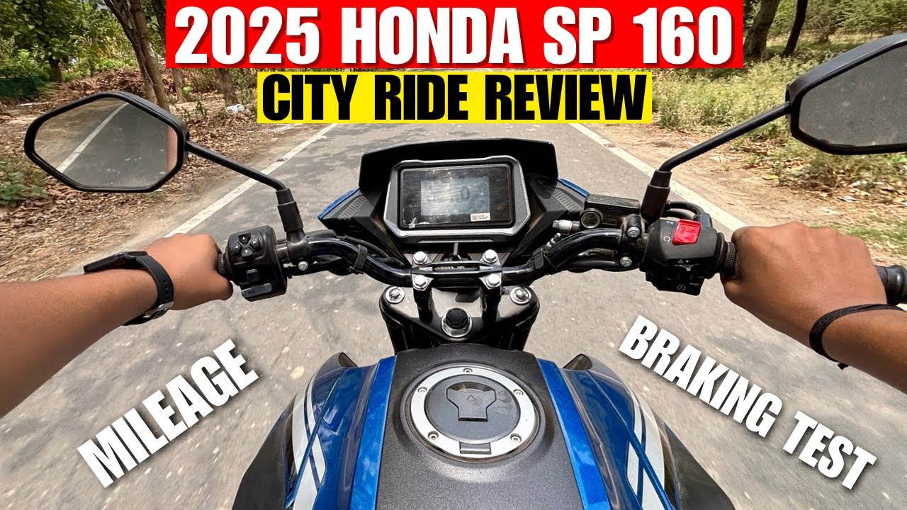 2025 New Honda SP 160 OBD-2B Model Ride Review😍| Mileage,Vibration & Braking Test