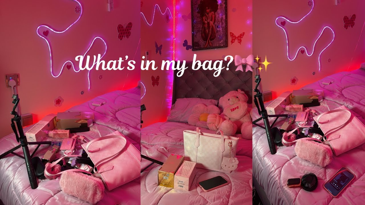 What’s in my bag 👜 | daily essentials🎀 : it-girl  essentials.