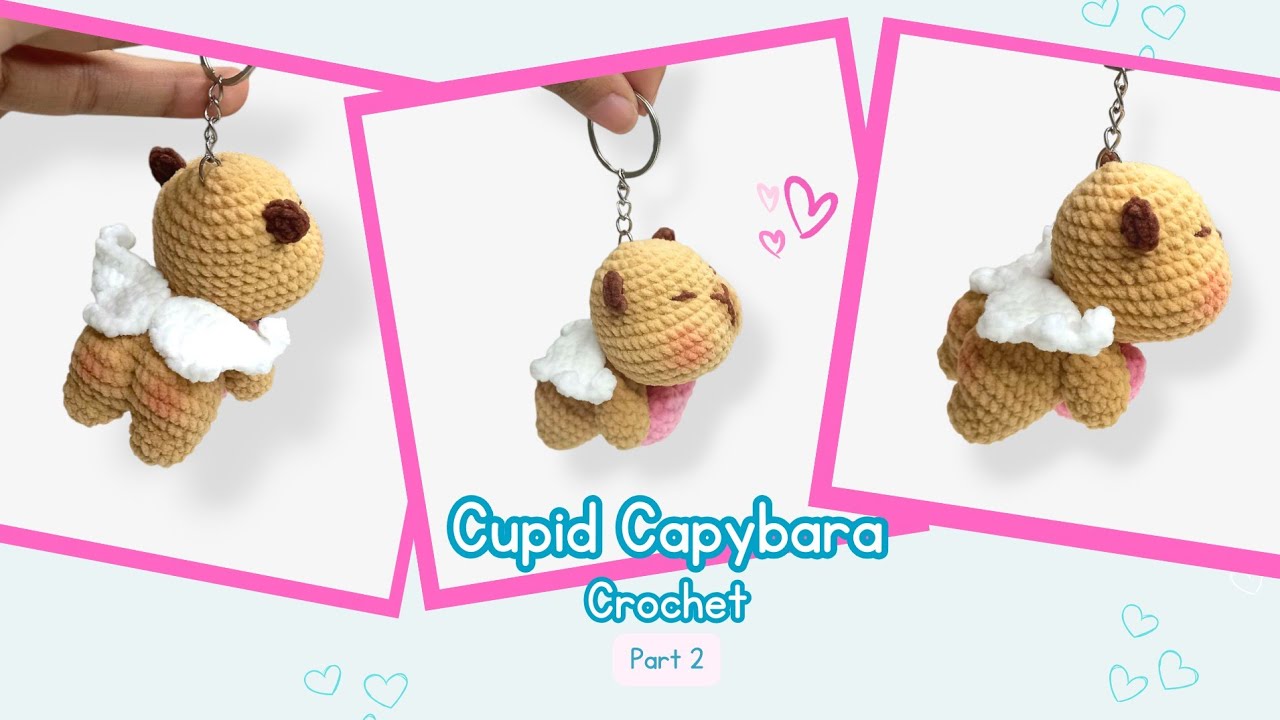 Crochet Cupid Capybara (2/2) | Easy & Cute Gift Idea for Loved Ones