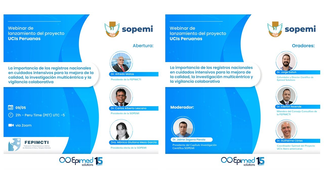 Webinar de Lanzamiento del proyecto UCIs Peruanas - 09 Mayo 2023