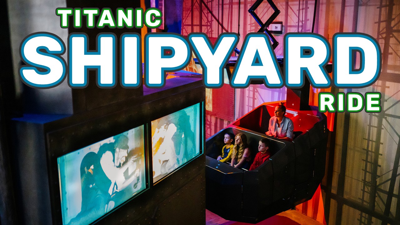 Shipyard Ride On-Ride POV - Titanic Belfast, Northern Ireland ⚓