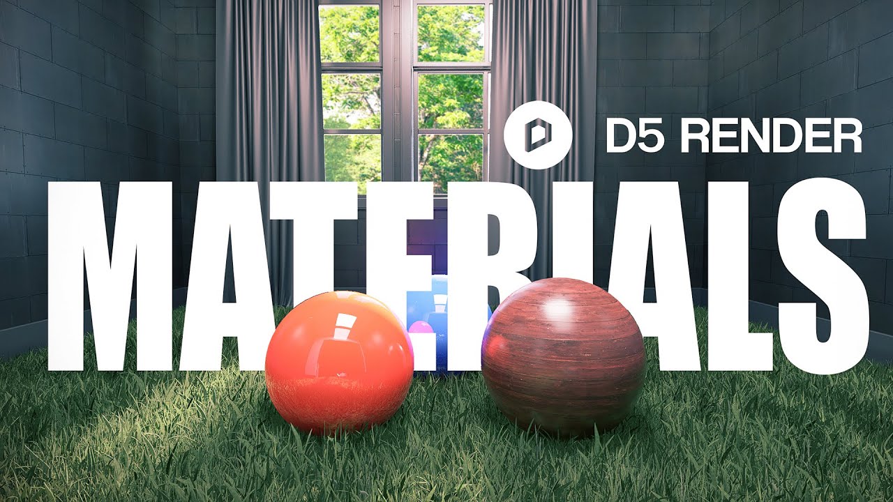 D5 Render Material Concept - English Subtitle