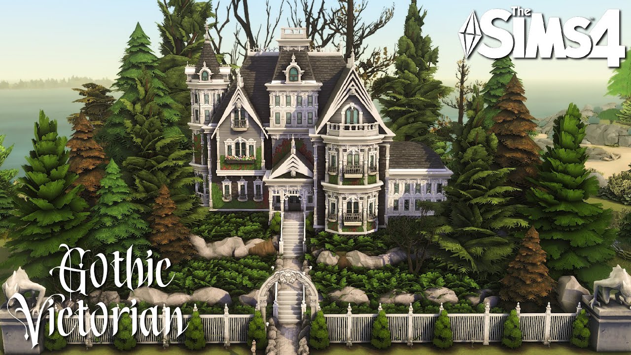 💖 I Built My For Real Dream Home! Historic Gothic Victorian Mansion | The Sims 4 Speed Build & Tour