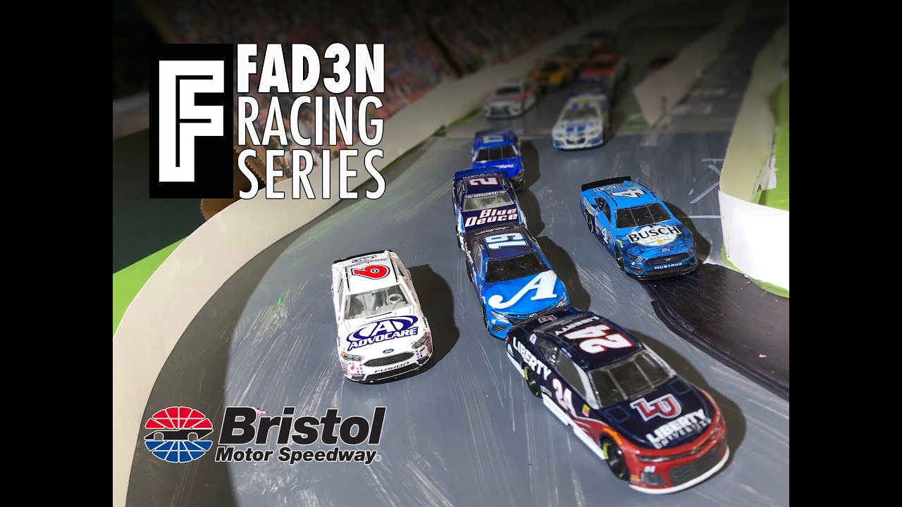 // NASCAR Stop Motion // FAD3N Racing Series | Season 1 Race 3 | Bristol Motor Speedway