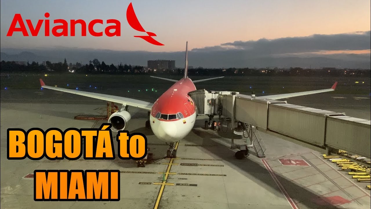 UPGRADED TO BUSINESS CLASS ! | Bogota to Miami | Avianca | Airbus A330-243 Flight Report (#79)