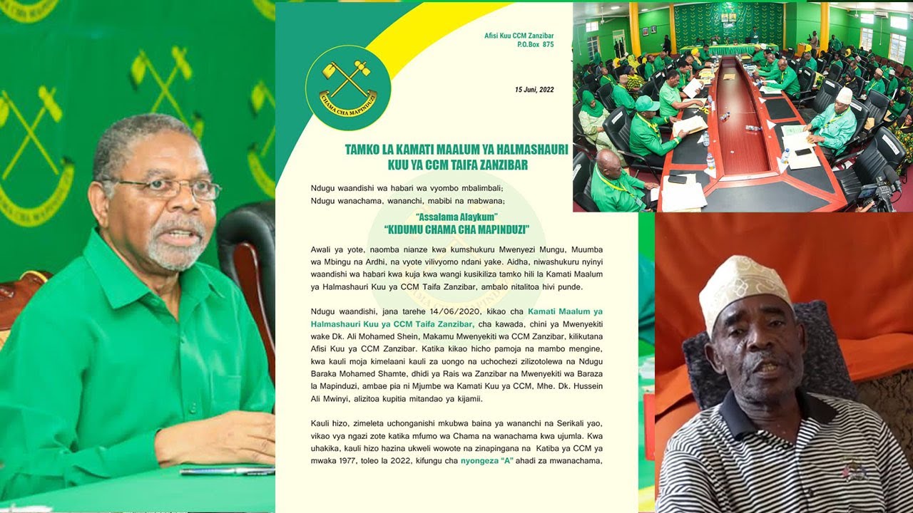 KAMATI MAALUM ZANZIBAR YABARIKI BARAKA SHAMTE KUFUKUZWA UWANACHAMA, WASEMA BADO UCHUNGUZI UNAENDELEA