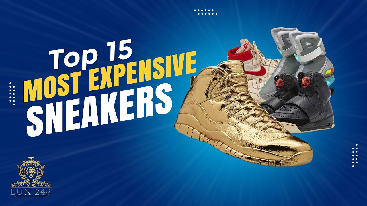 15 самых дорогих кроссовок #nike #airjordans #ovoxo #airforce1 #100mm #drake #kobe #kobebryant