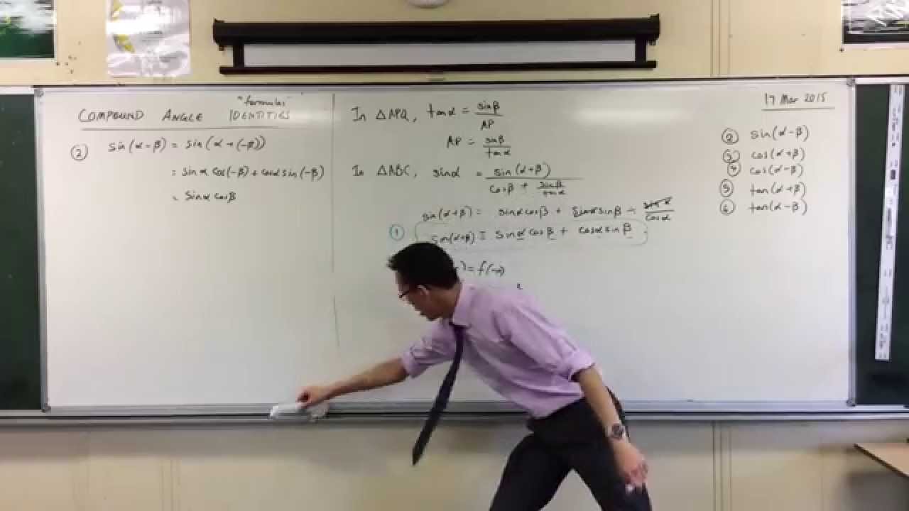 Compound Angle Identities (2 of 4: Cosine)