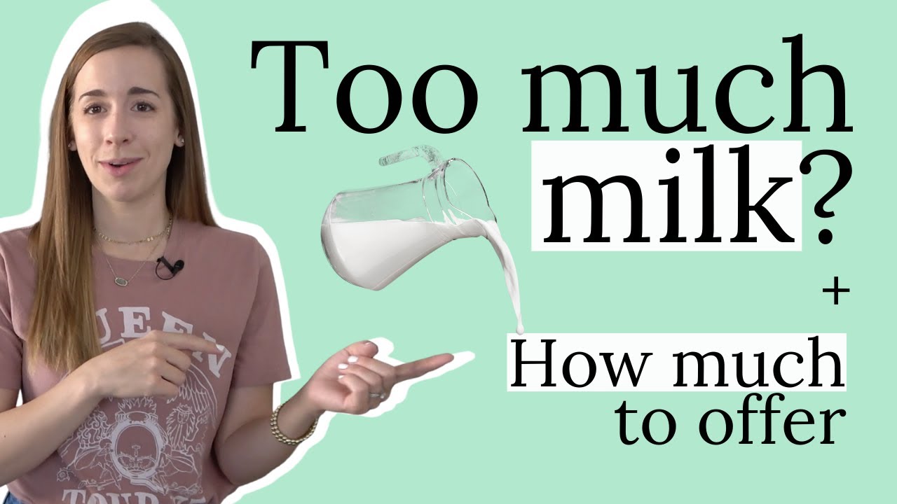 Milk 101: How much milk should I give my kid?  How much is too much milk? (3/5)