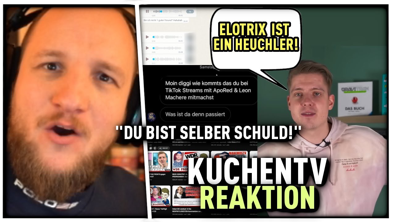 😡😲MEINE ANTWORT an KUCHENTV! - STATEMENT über TIKTOK LIVESTREAMS!| ELoTRiX Highlights