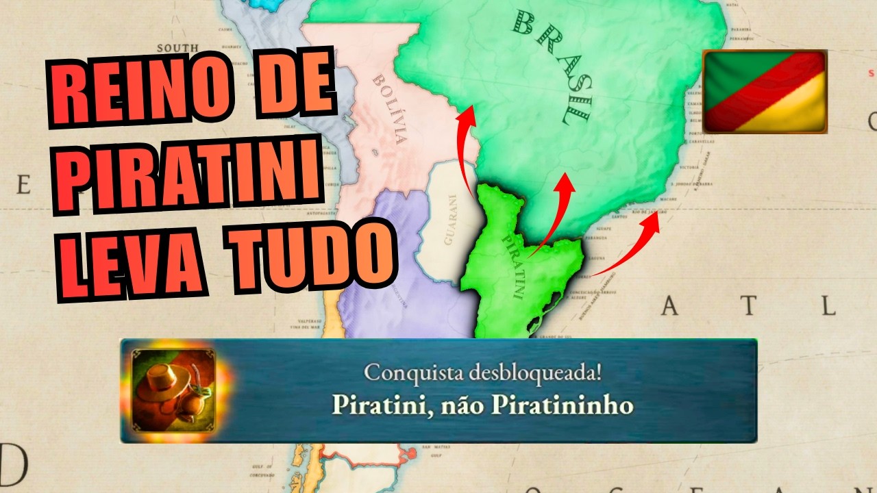 A CONQUISTA MAIS DIFÍCIL DO VICTORIA 3? República Riograndense e Piratini (não Piratininho)