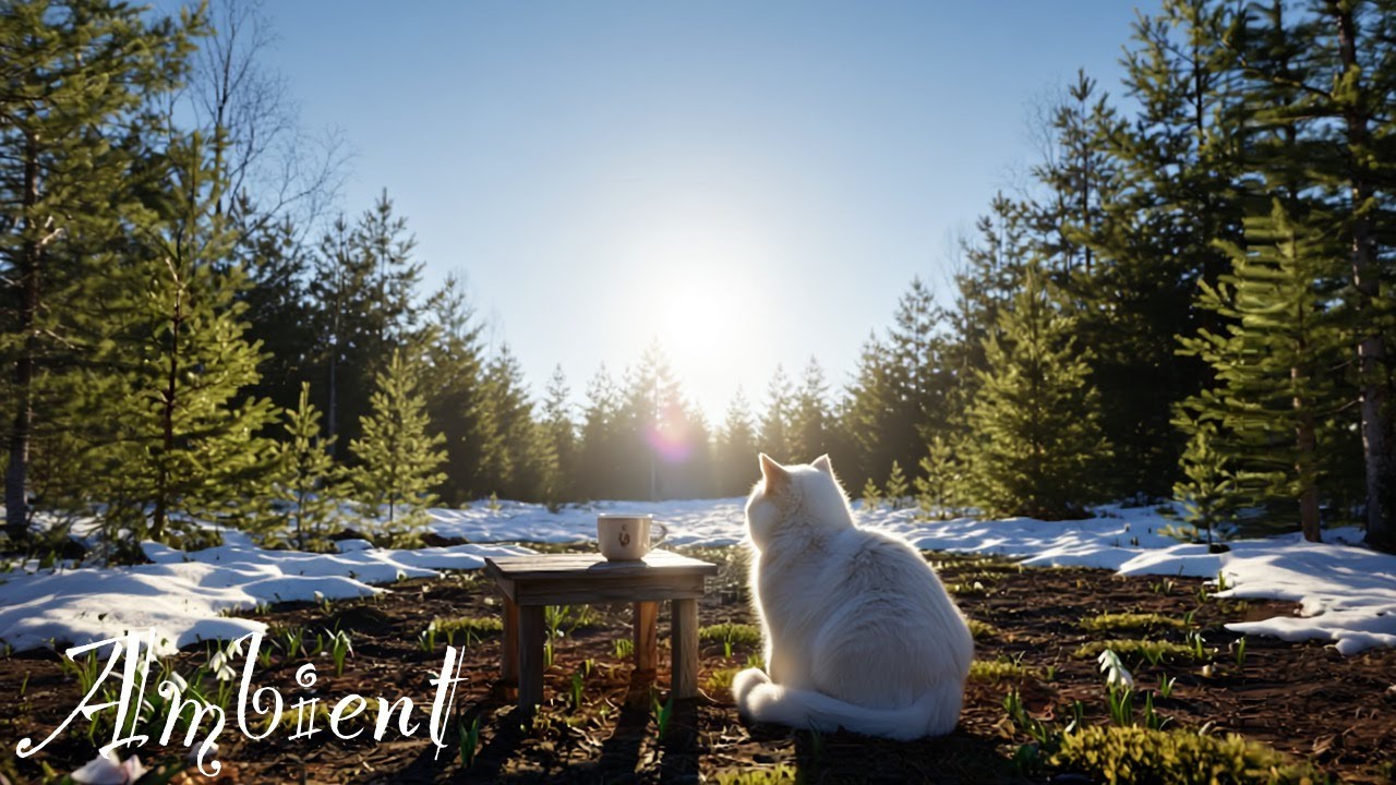 | Relax | Forest Café - What Comes with the Cold @CatCaféMusic_HonuCat #cat #café #coffee
