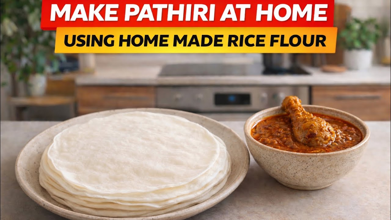 Make this soft and delicious pathir using home made pathir powder - All time dinner during ramadan. 