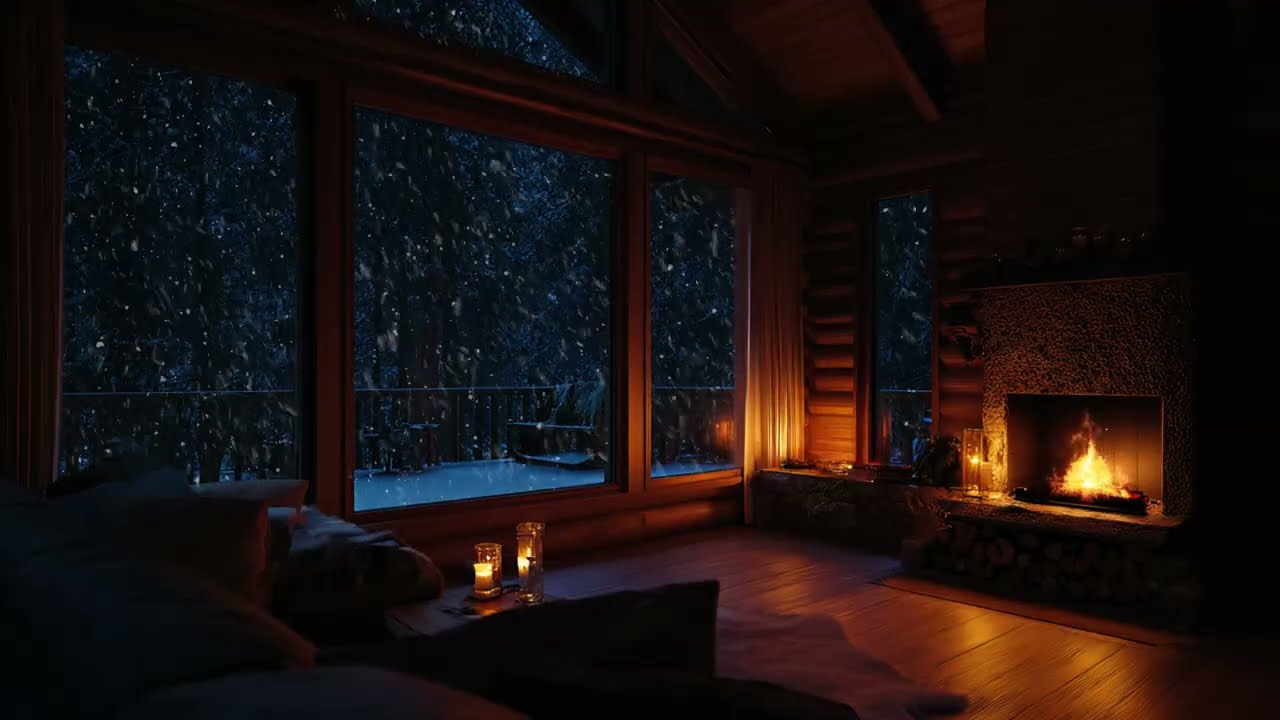 ❄️ Cozy Winter Piano Ambience | Gentle Music for Relaxation, Stress Relief & Deep Sleep