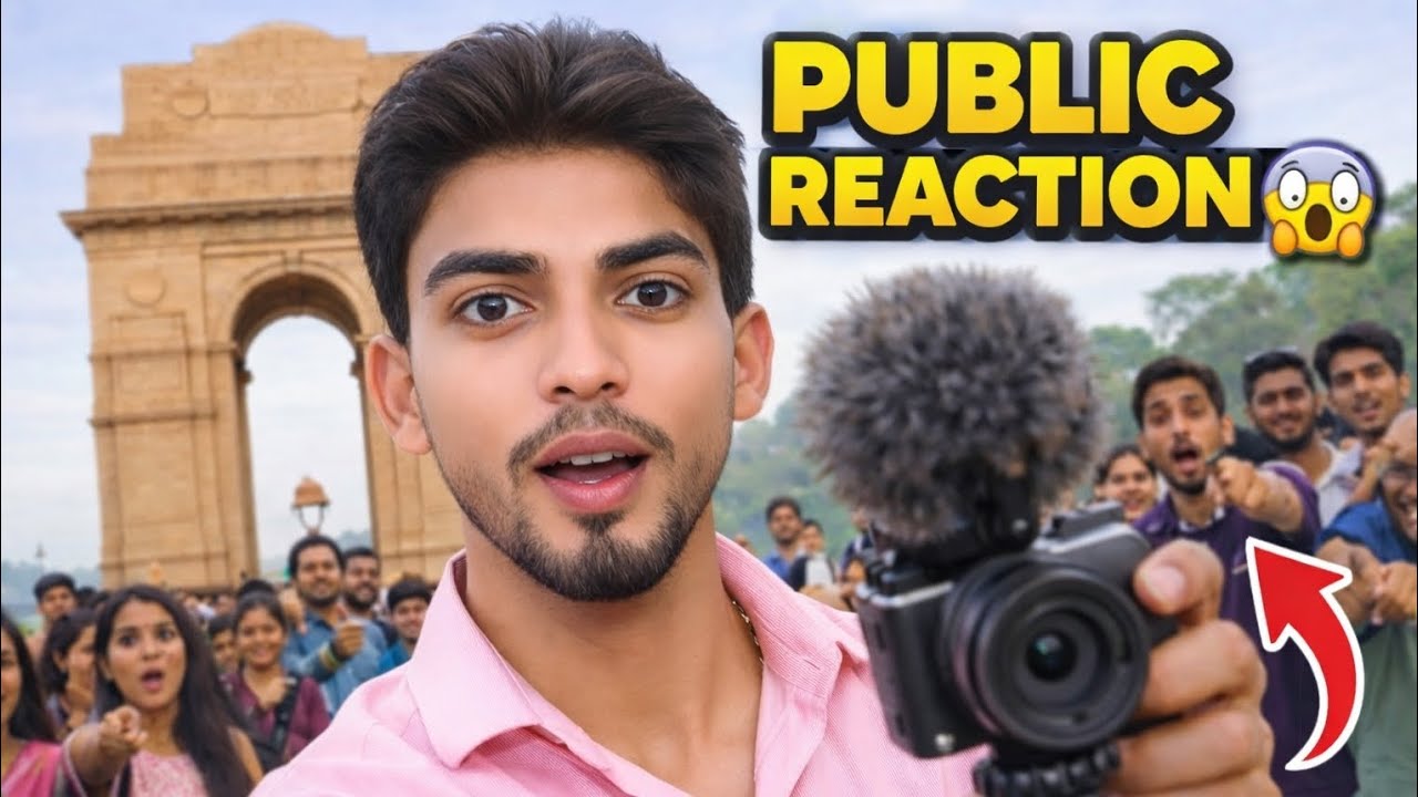 India Gate Vlog 🇮🇳 | Public Reaction 😲 | Delhi Night View 2026