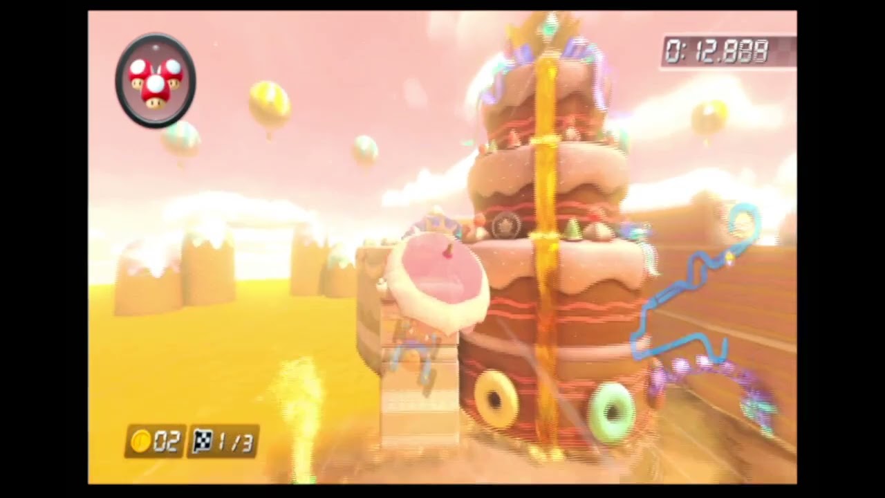 Mario Kart 8 - Time Trials - Mushroom Cup