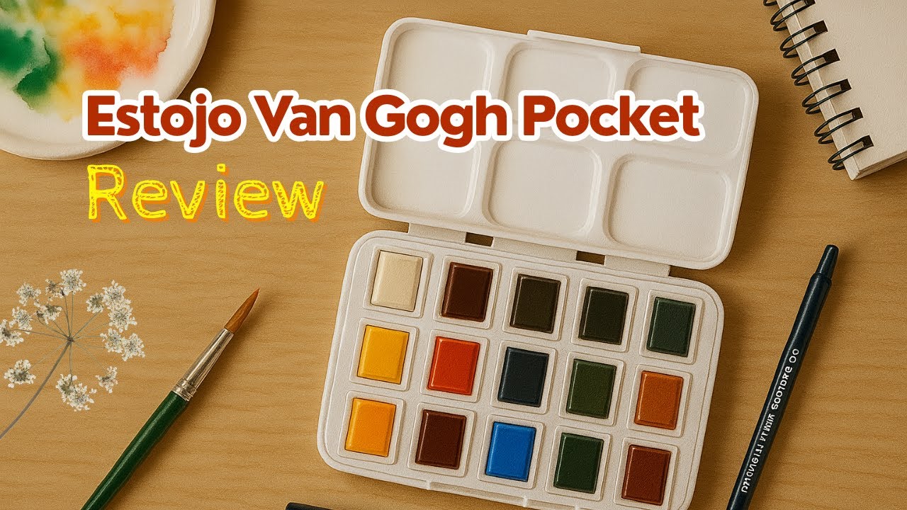 Aquarela Van Gogh 15 Cores Royal Talens – Review Completo + Teste de Cores