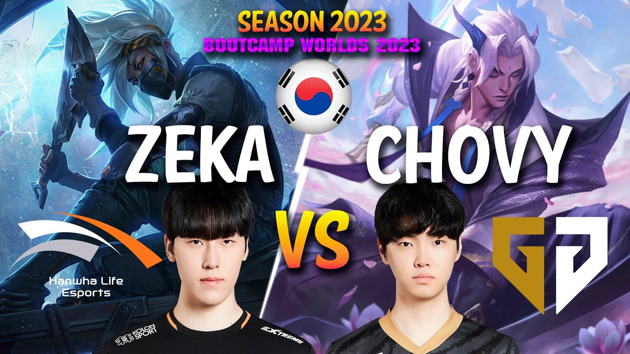 HLE Zeka vs GEN Chovy - Zeka AKALI vs Chovy YONE Mid - Patch 13.21 KR Ranked