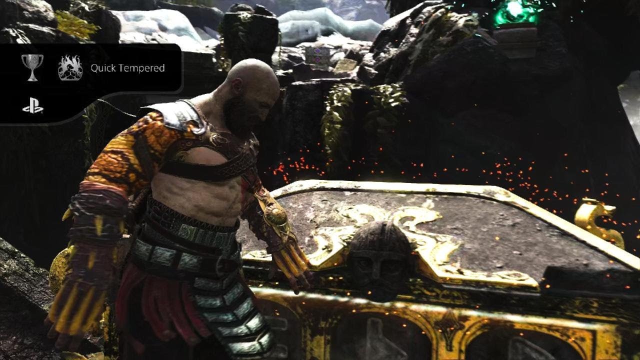 God of War quick tempered trophy