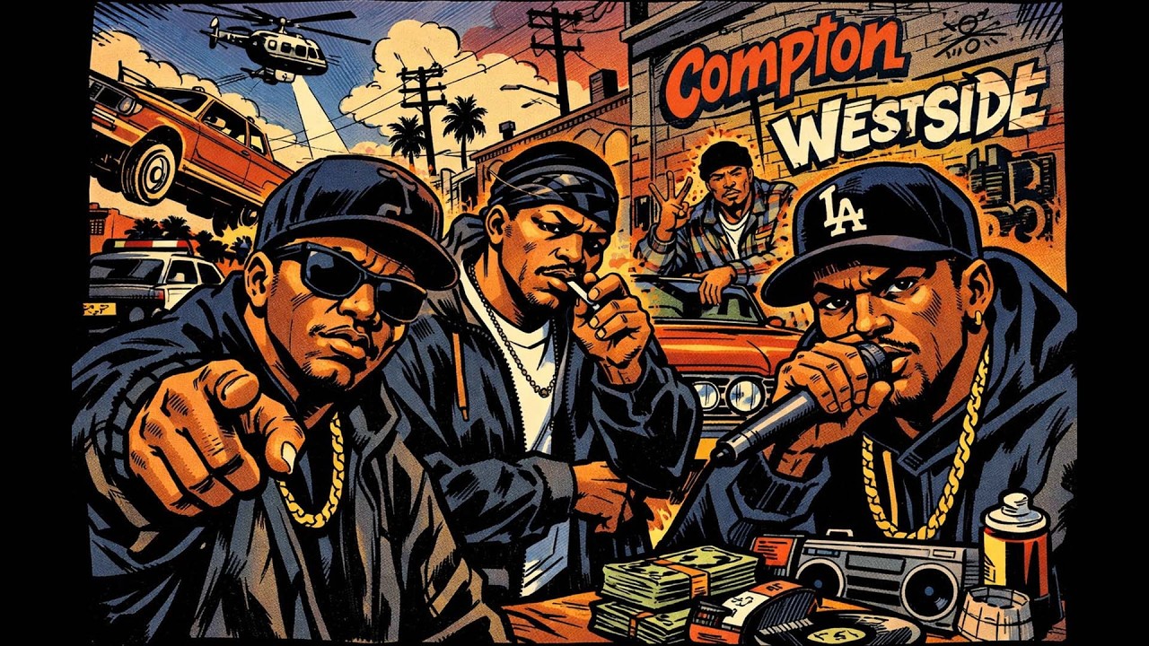 Lost in the Concrete – 90s Cinematic Hip Hop Concept Album | Dark Gospel Boom Bap (1 Hour)