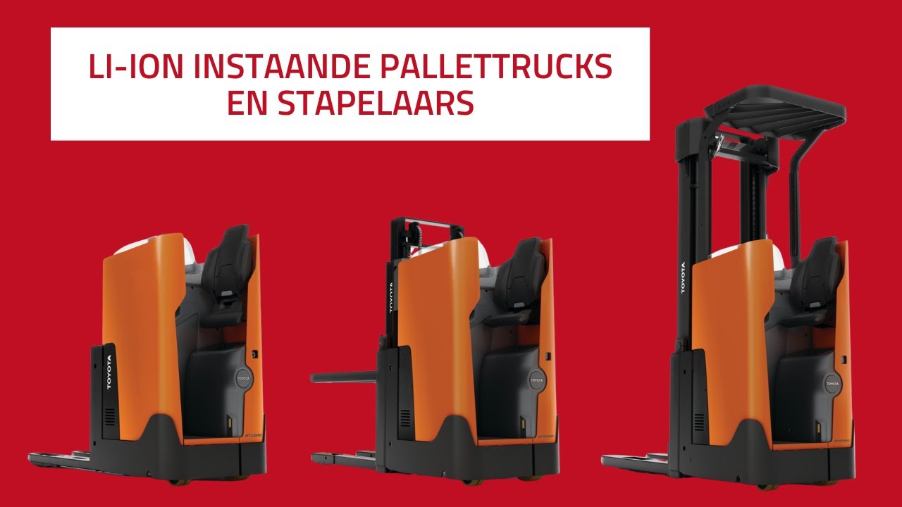Instaande pallettrucks en stapelaars van Toyota Material Handling