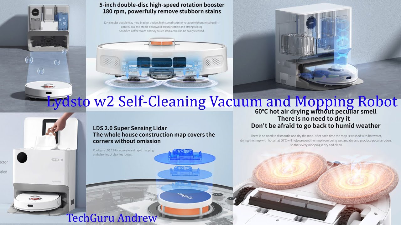 Lydsto W2 Self-Cleaning Vacuum and Mopping Robot REVIEW