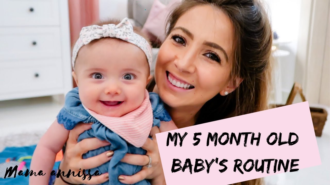 MY 5 MONTH OLD BABY'S ROUTINE | A DAY IN THE LIFE OF A 5 MONTH OLD