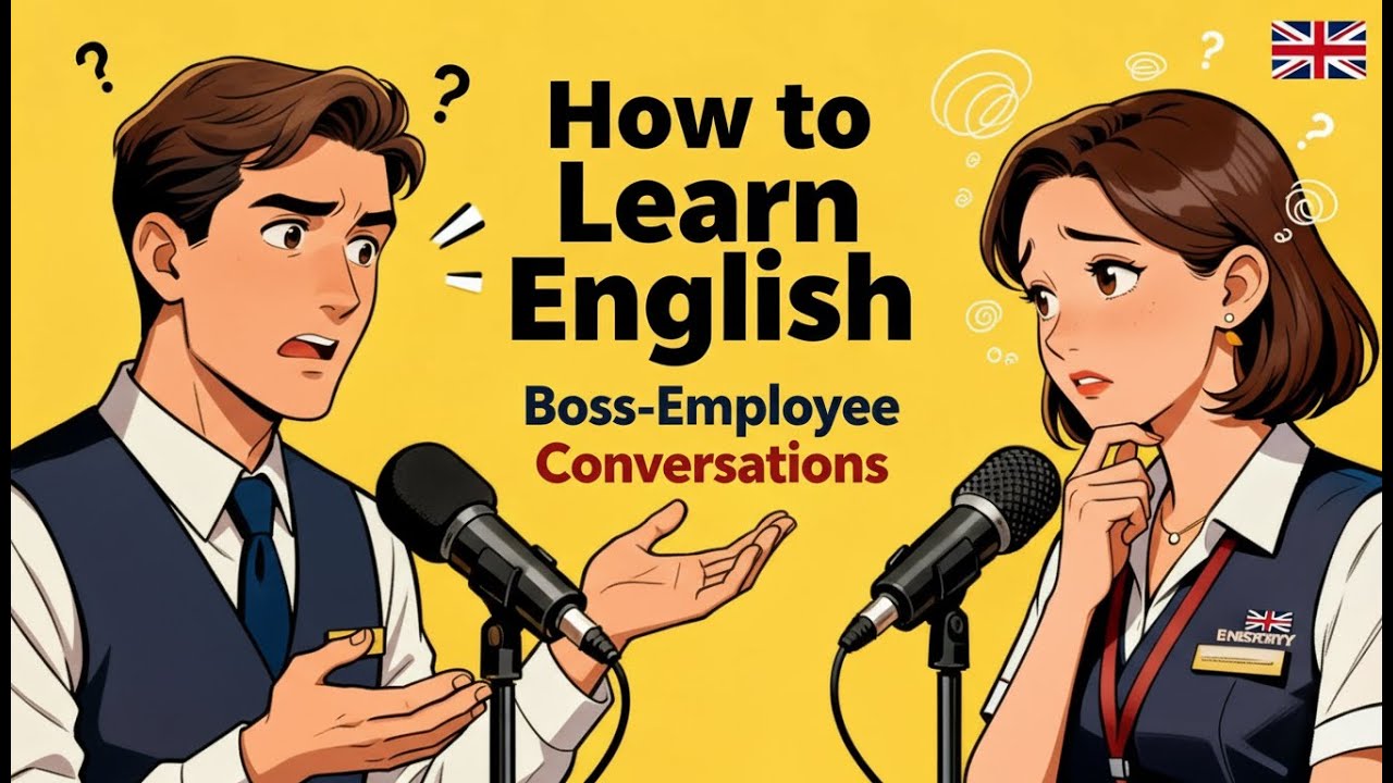 How to Learn English Through Boss-Employee Conversations | Listening English Practice