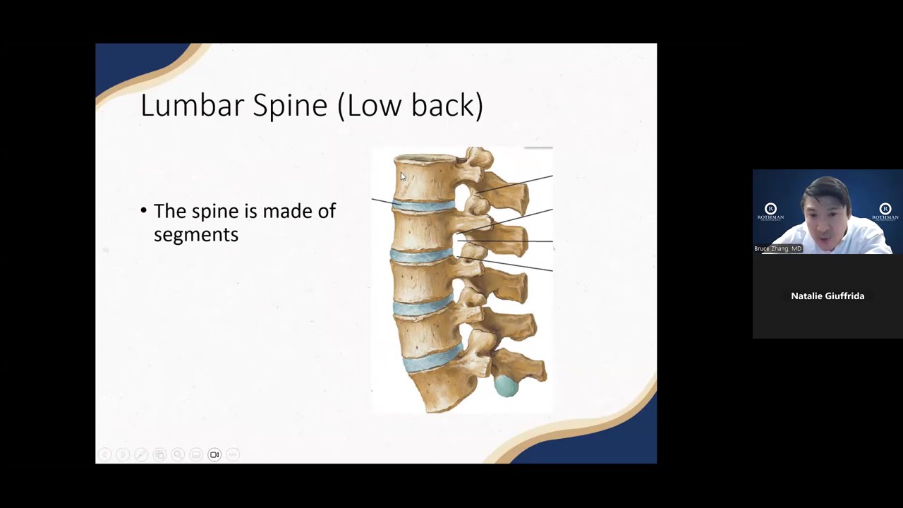 Rothman Webinar - Treating Low Back Pain Without Surgery with Dr. Bruce Zhang