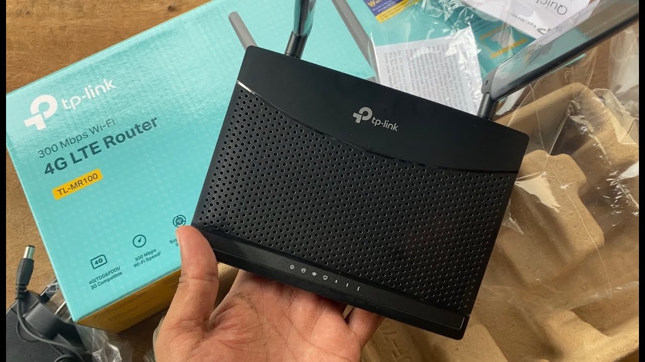 🌐 TP-Link TL-MR100 4G SIM Router Unboxing | 📶 Best 4G SIM Router Under 2999
