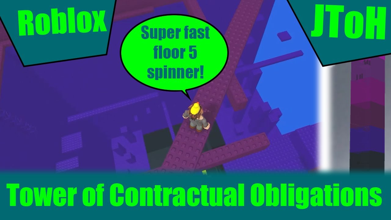 Completing the Tower of Contractual Obligations! (Roblox - JToH)