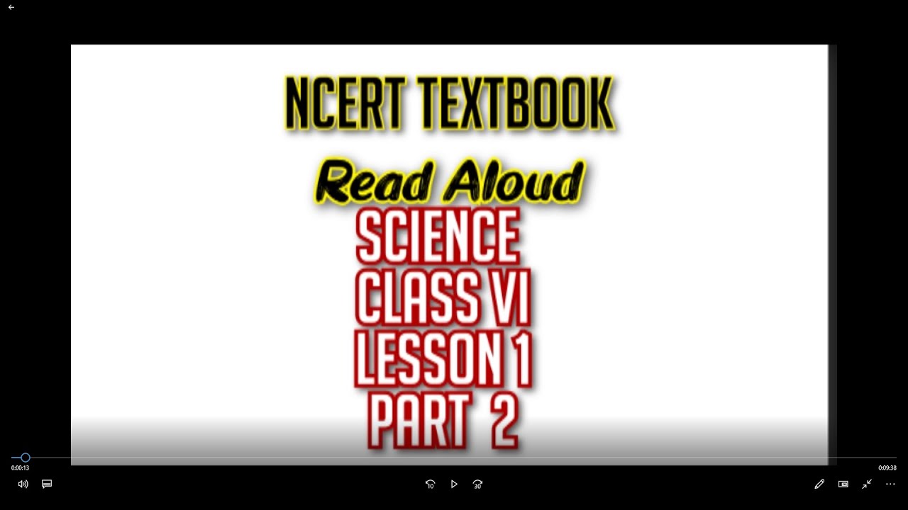 NCERT TEXTBOOK SCIENCE Class 6 lesson 1 part 2 (New syllabus 2020-21)