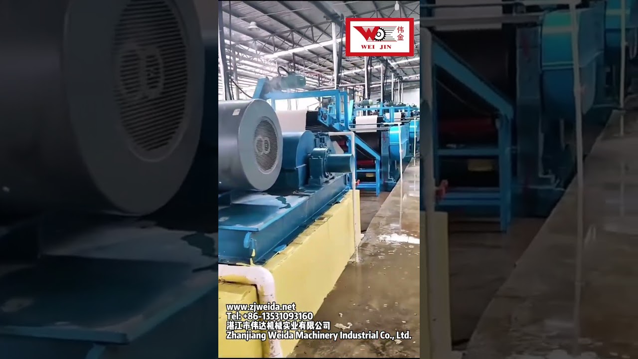 Natural Rubber Processing (TSR) machinery Capacity 10ton/hr Equipment From Zhanjiang Weida