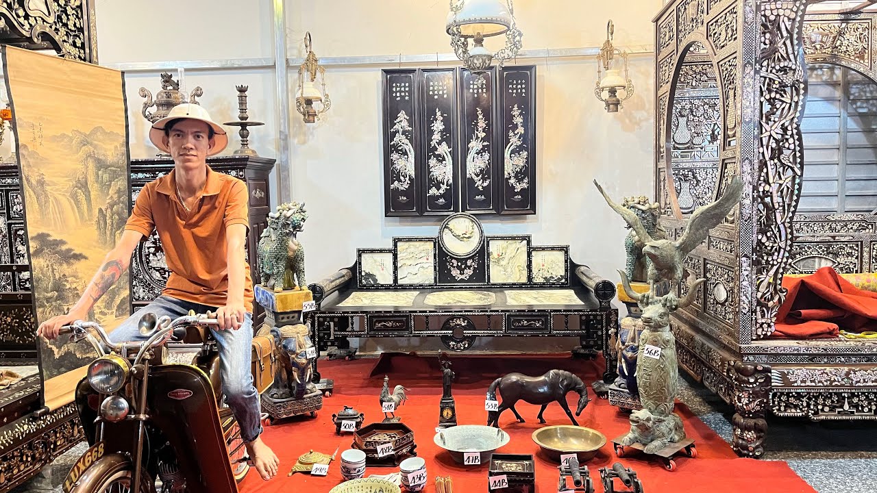 8/7/2023/ Giường Lười G&otilde; Xưa, Xe Mobilet Dọn Kiểng, Thau Đồng Xưa, #0707074844 [zalo]