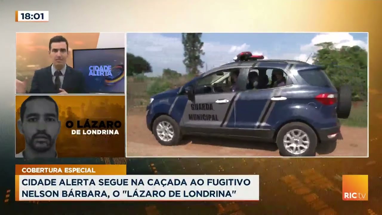 Cidade Alerta acompanha caçada ao fugitivo Nelson Bárbara, o 