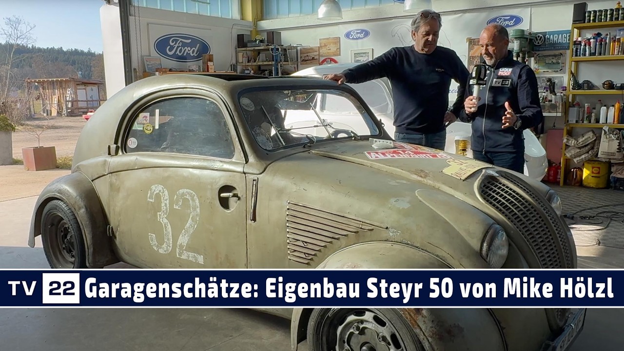 Garagenschätze: RallyeCross Käfer von Franz Wurz Replica und ein besonderer Steyr 50 bei Mike Hölzl