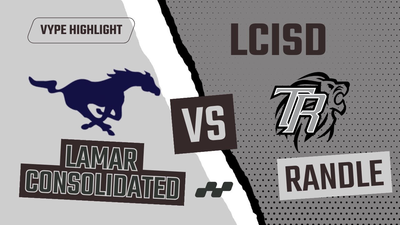 ГЛАВНЫЙ МОМЕНТ VYPE: Футбольные матчи Lamar Consolidated Mustangs и Randle Lions