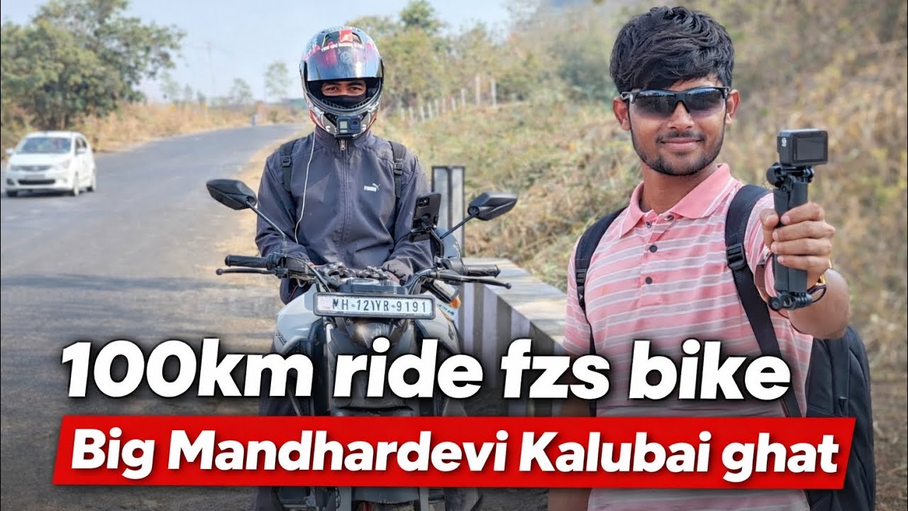 100 km Ride🔥| मांढरदेवीच्या घाटात रोड बगा कसा || Uruli kanchan-kalubai ghat प्रवास | ghat view💫