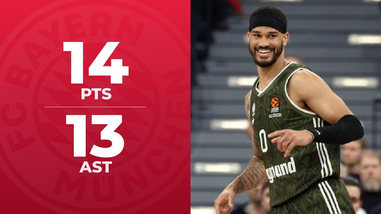 Nick Weiler Babb with a PASSING CLINIC against Zalgiris