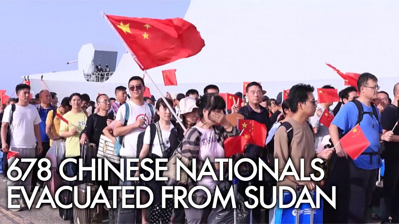 PLA naval vessels evacuate first batch of nationals from Sudan as security situation deteriorates