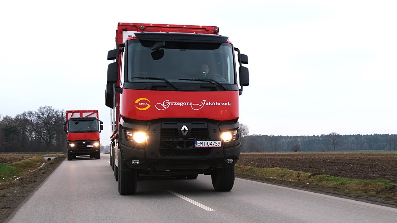 Wyjątkowy pojazd Renault Trucks K 520 P6x4 do przewozu biomasy!
