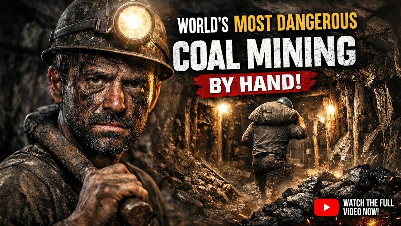 No Machines, Only Death Risk | World&rsquo;s Most Dangerous Coal Mining ⛏️💡🔍#CoalMining#DangerousJobs