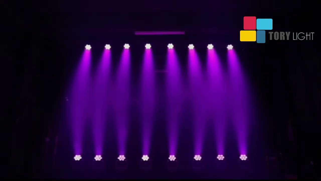 Led Zoom 7Pcs*40W Beam Wash Moving Head Lighting
