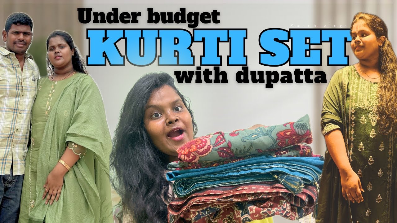 Kurti sets with dupatta under budget || Amazon || Myntra || kurti set’s || sach vlogs ||