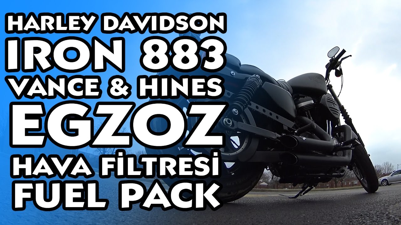 ikiTeker - Harley Davidson IRON 883 Egzoz Sesi