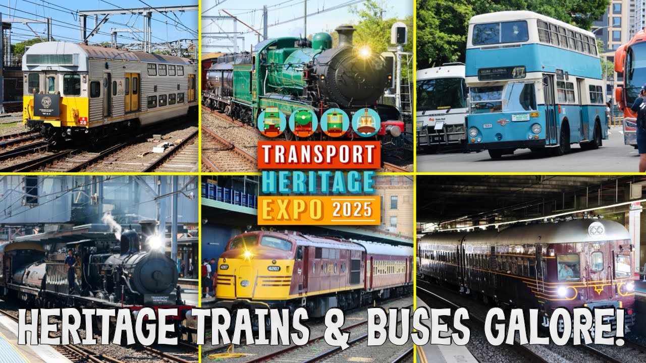 Transport Heritage Expo 2025 - Featuring Heritage Trains & Buses - October Long Weekend 2025