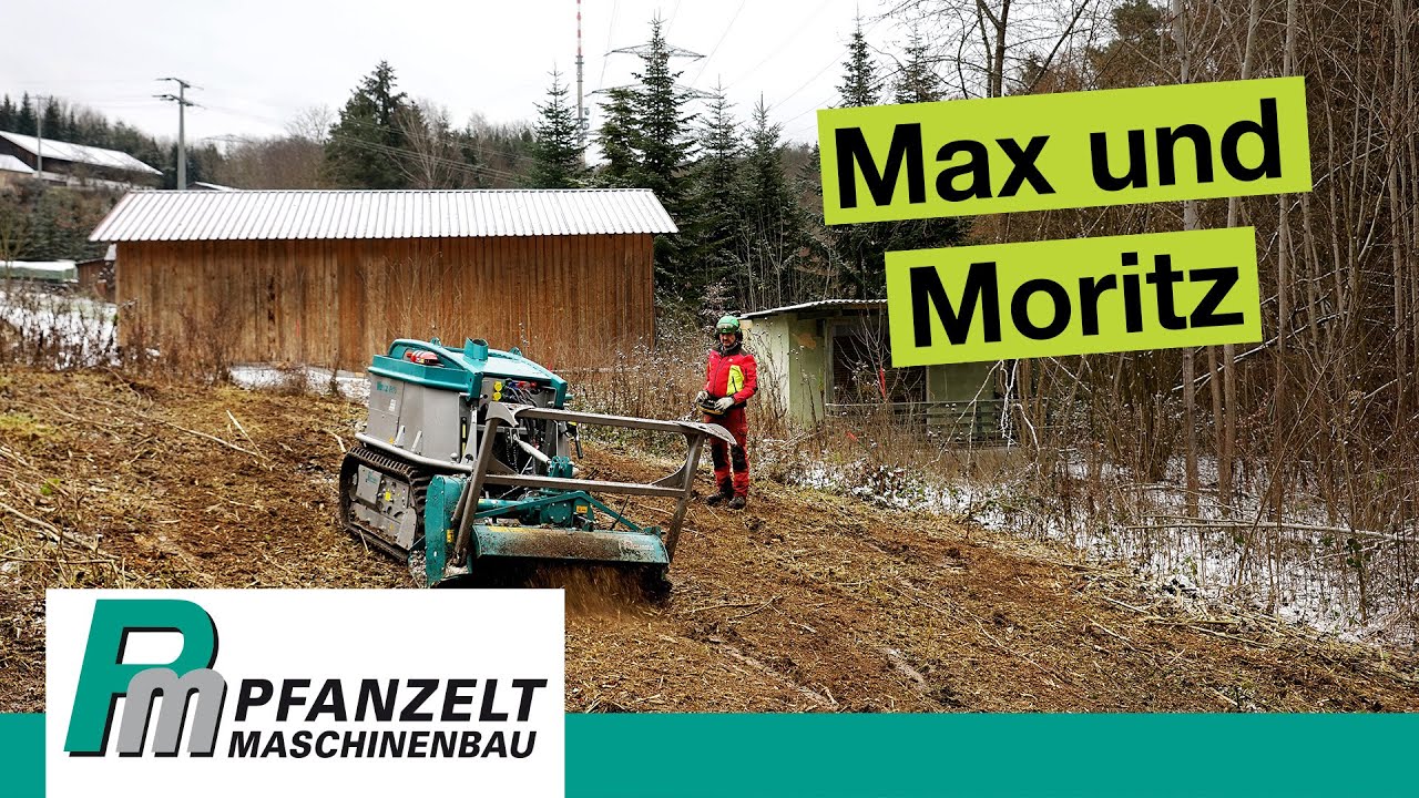 Forstfräse und Gestrüppmulcher | Die Forstfräse MAX und die Forstraupe Moritz Fr75 überzeugen